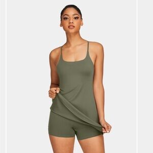 Halara olive green athletic dress